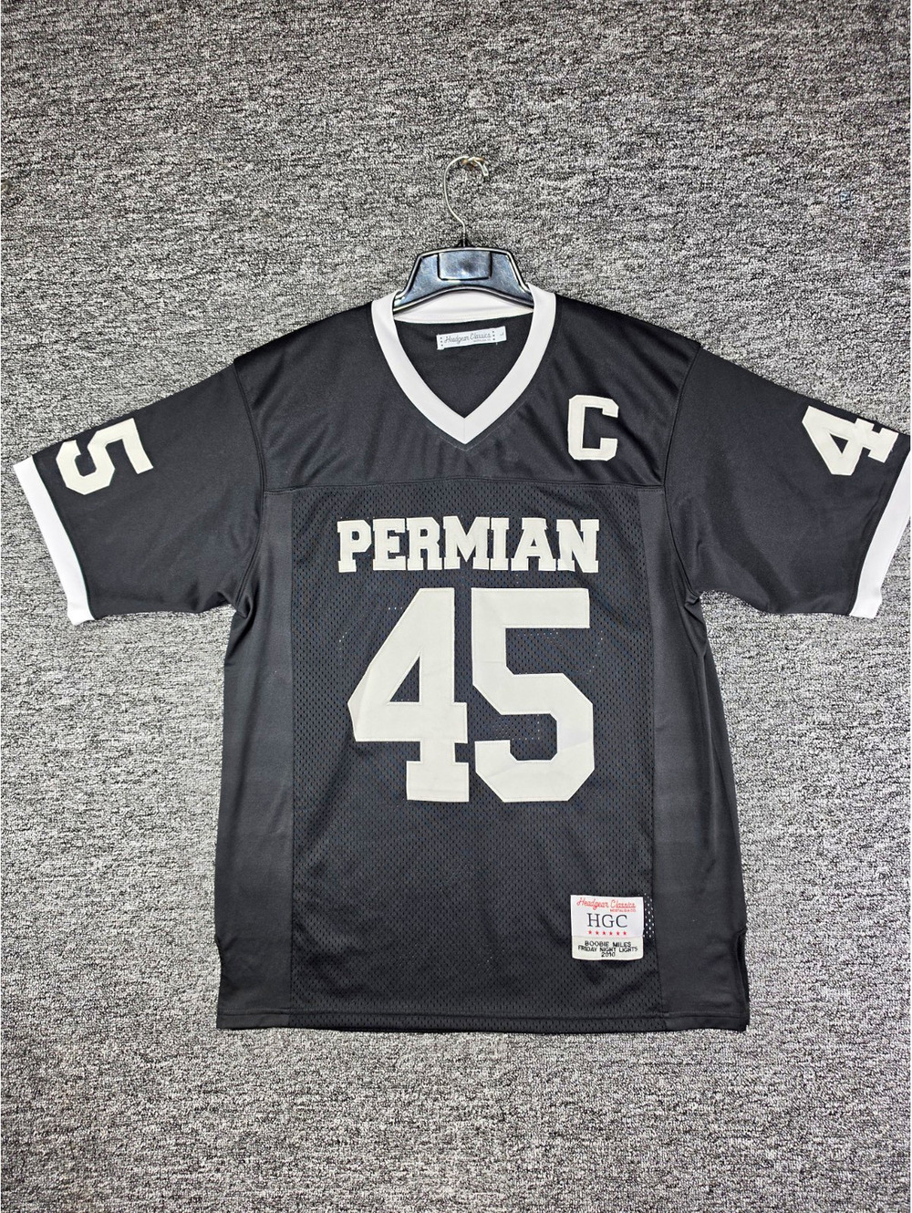 Headgear Classics Permian #45 Miles Friday Night Lights Mesh Football Jersey L